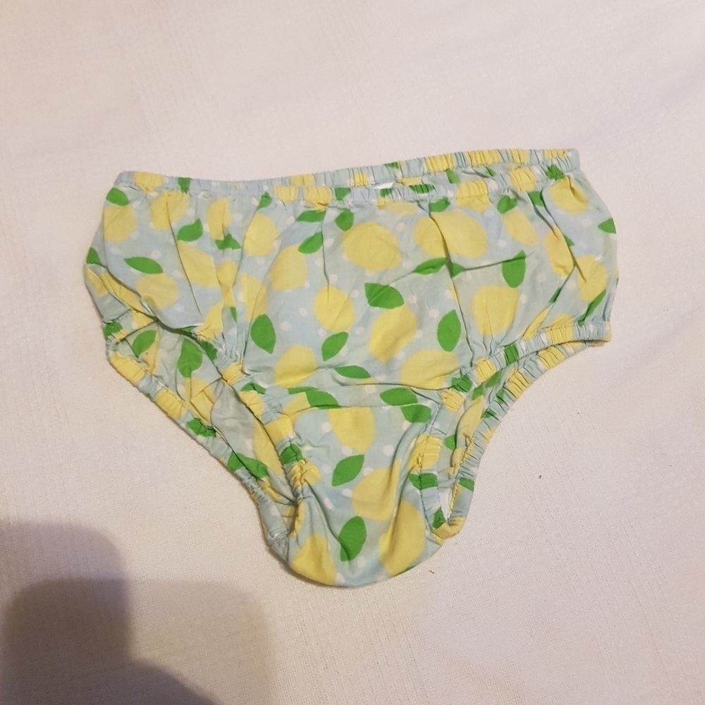 Baby Boden lemon diaper/panty cover 3-4 years